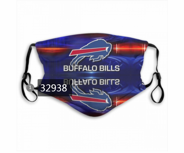 New 2021 NFL Buffalo Bills 169 Dust mask with filter->nfl dust mask->Sports Accessory